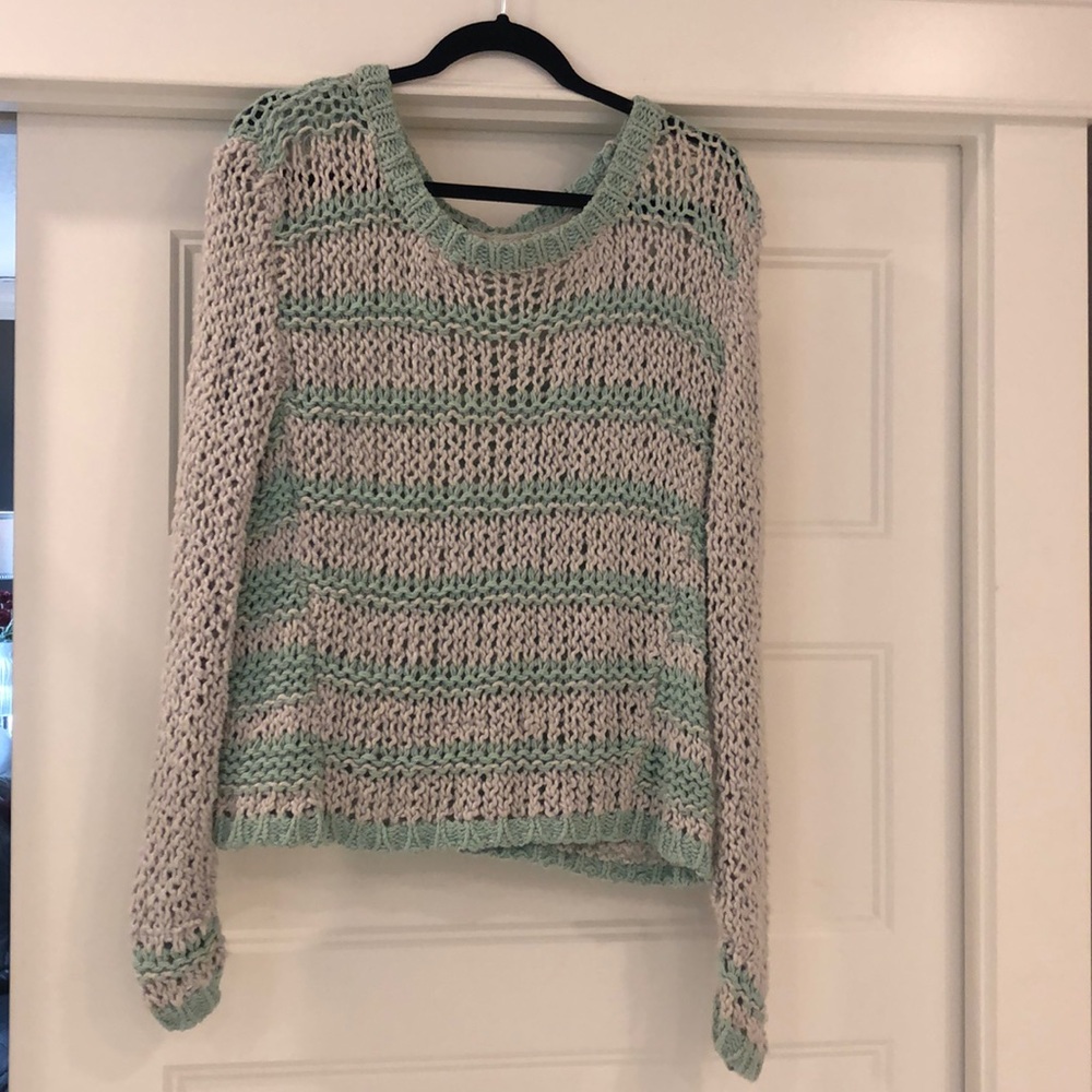 Free people cable knit sweater
